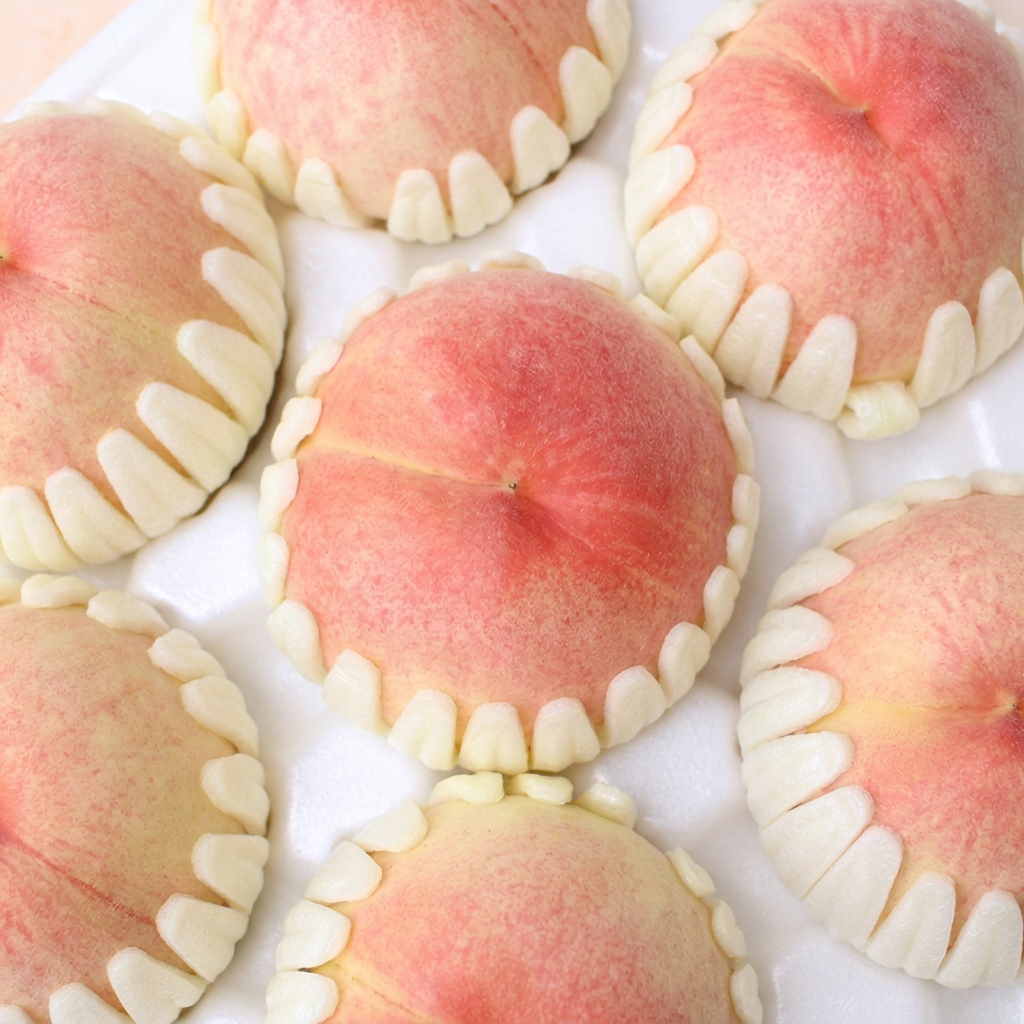 말랑이 백도복숭아, 5-8과, 1kg, 1개