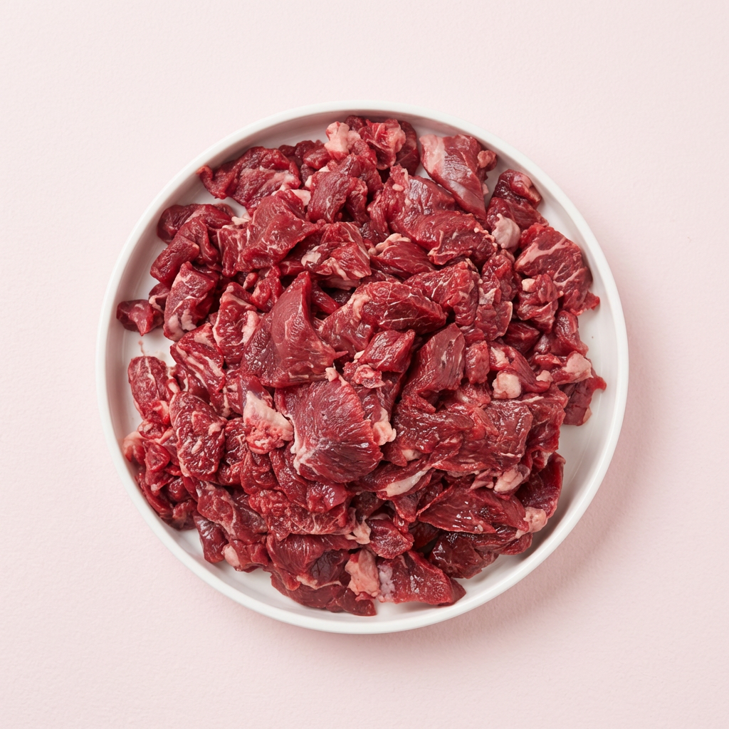 구팔 투쁠 한우 국거리, 1kg, 1개
