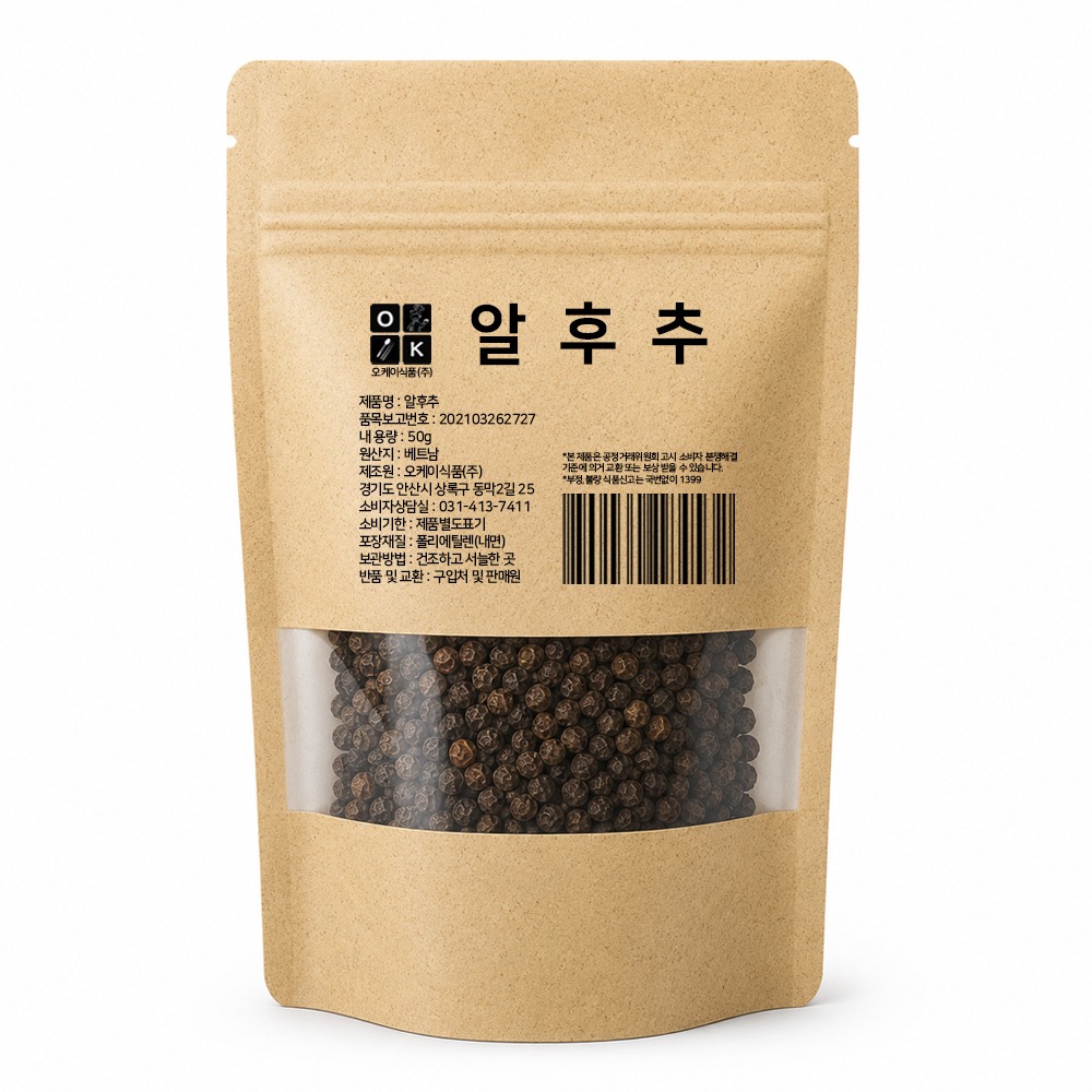 OKFOOD 알후추, 50g, 1개