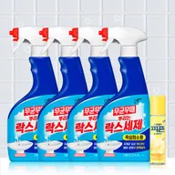 피죤 무균무때 뿌리는 락스세제 욕실청소용, 500ml, 4개