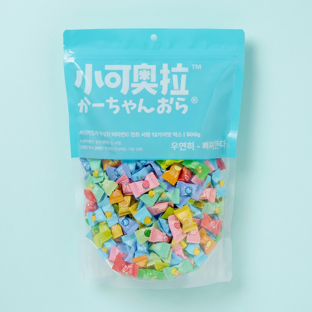 샤오커오라 비타민C 종합사탕, 500g, 1개