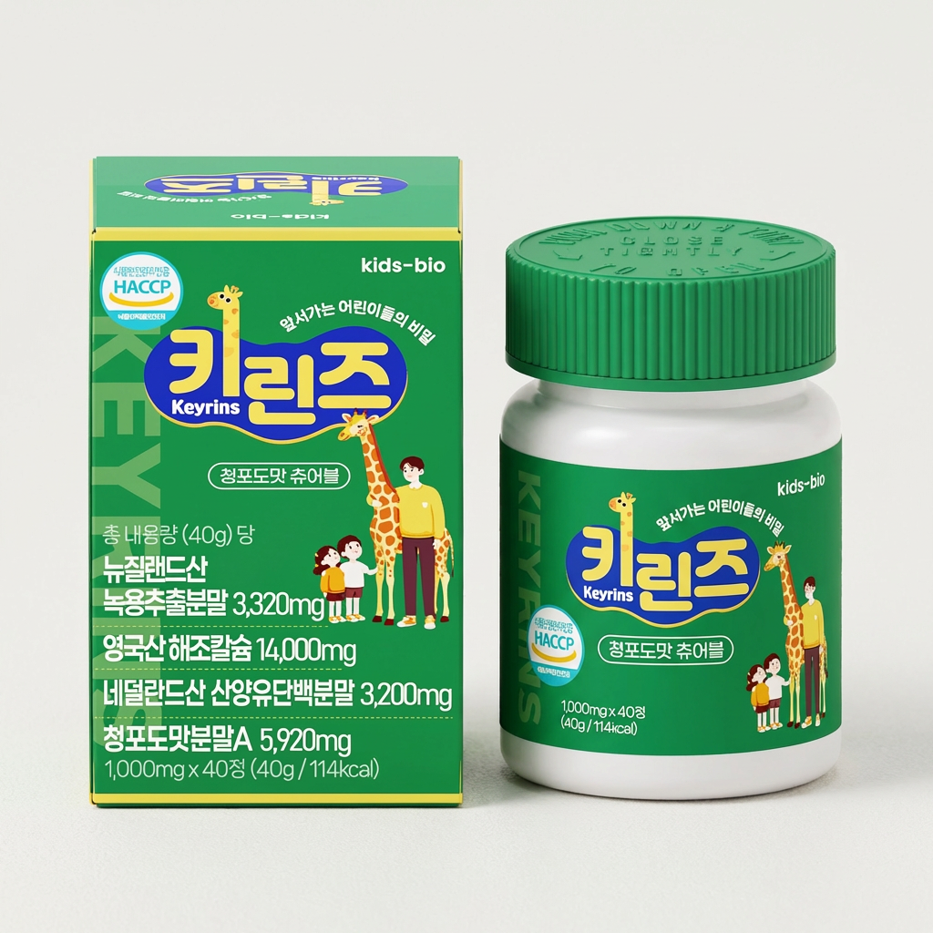 키린즈 키성장 영양제, 40정, 1개