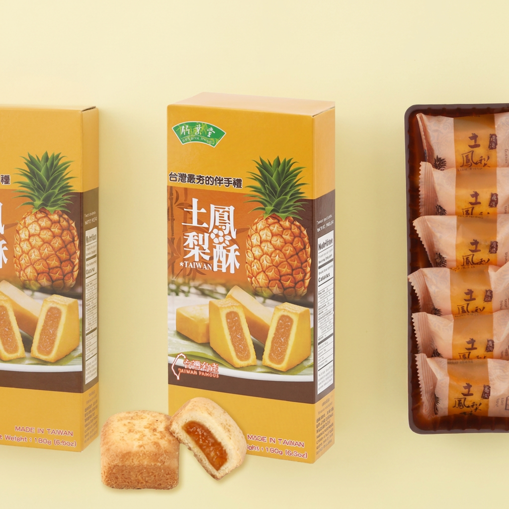 대만 토종 파인애플 펑리수, 180g, 2박스