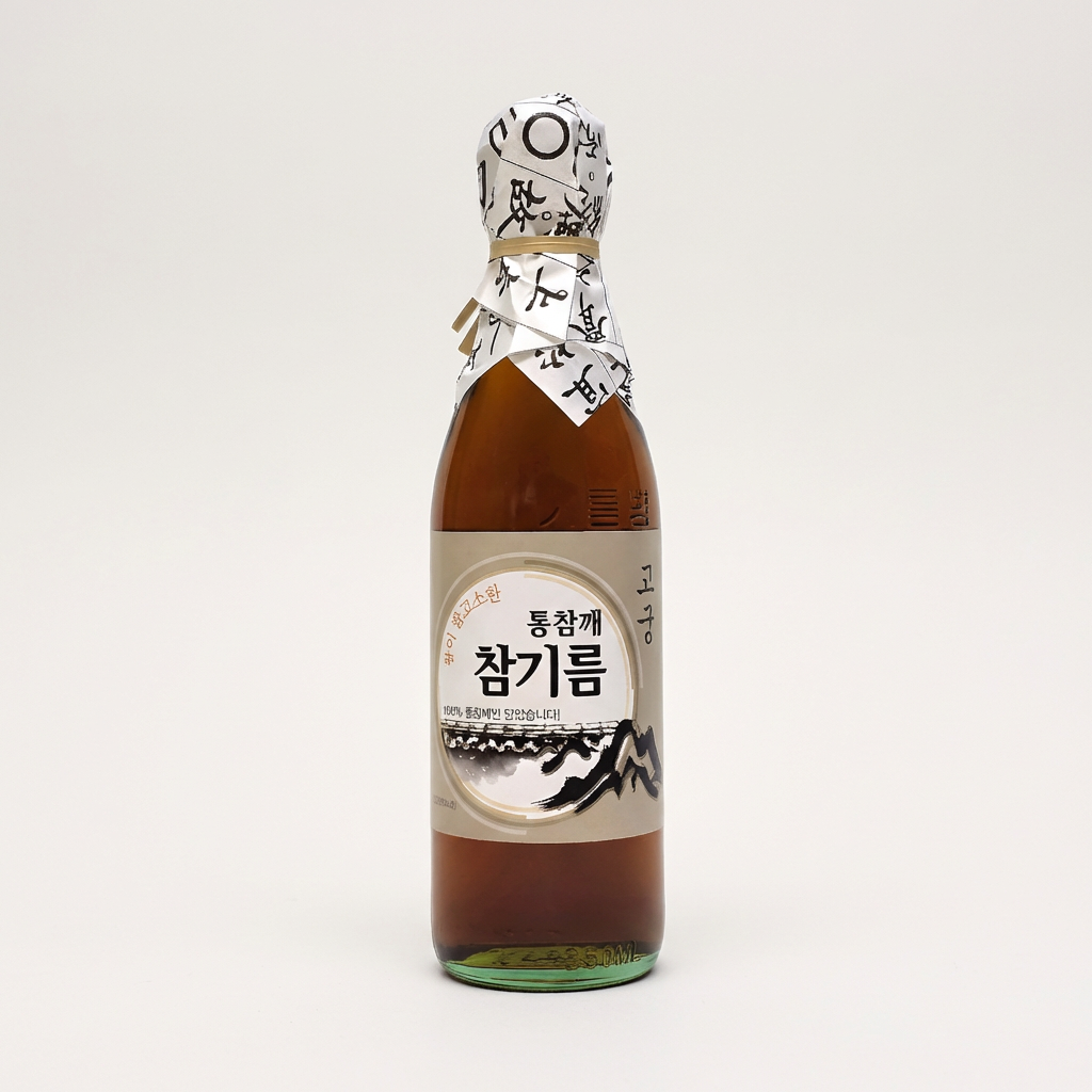 고궁 통참깨 참기름, 350ml, 2개