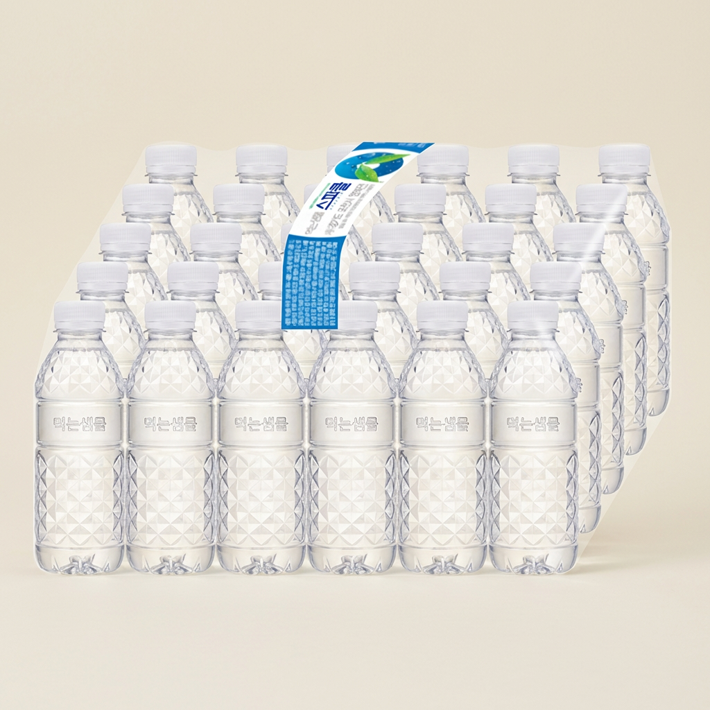 스파클 생수, 무라벨, 200ml, 60개