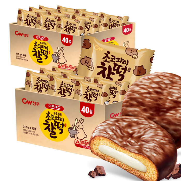 청우 초코파이 찰떡, 860g, 2박스