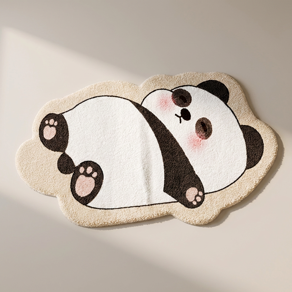 포근 발밑 동물 발매트, 60cm x 40cm, 토끼 1개 + 랜덤 1개, 2개
