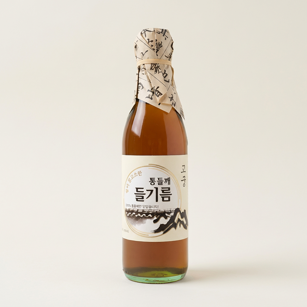 고궁 통들깨 들기름 100퍼센트, 350ml, 2개