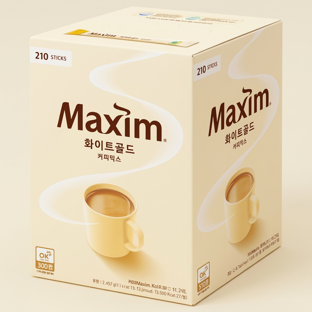 맥심 화이트골드 커피믹스, 11.7g, 210개입, 1개