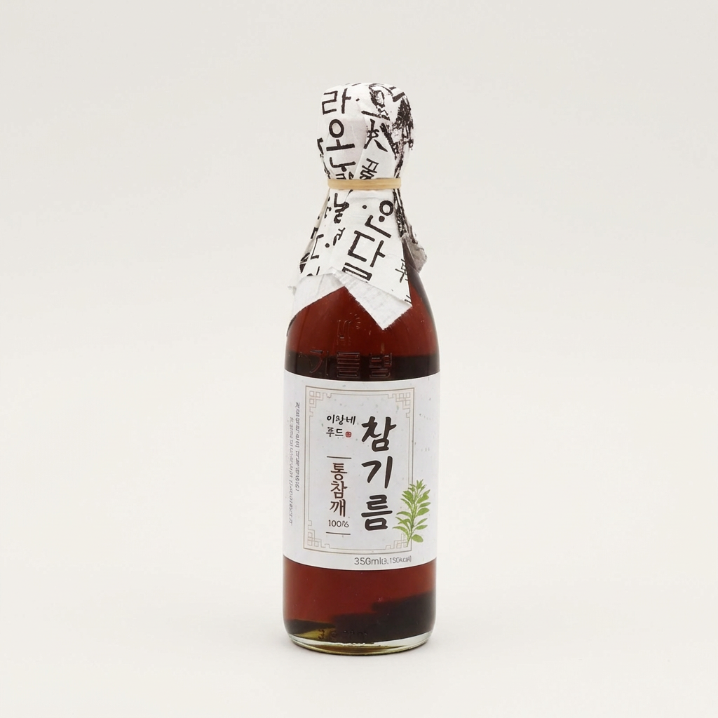 전통압착 통참기름, 350ml, 4개
