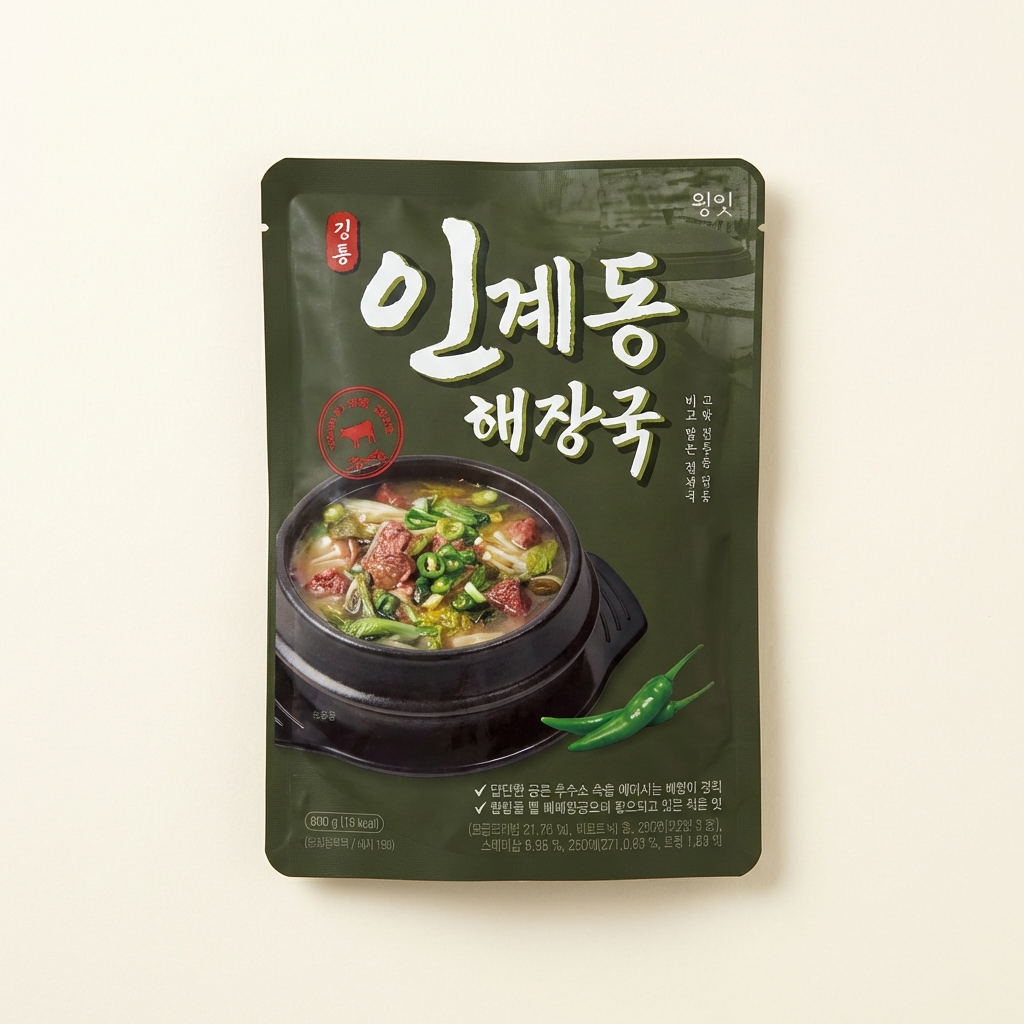 윙잇 정통 인계동 해장국, 600g, 5개
