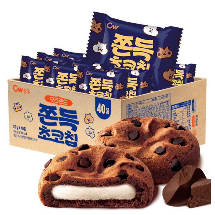 청우 쫀득초코칩, 800g, 1개
