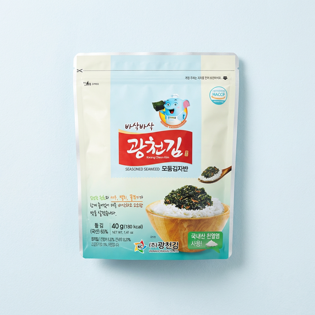 광천김 바삭바삭 모둠 광천 김자반, 40g, 10봉