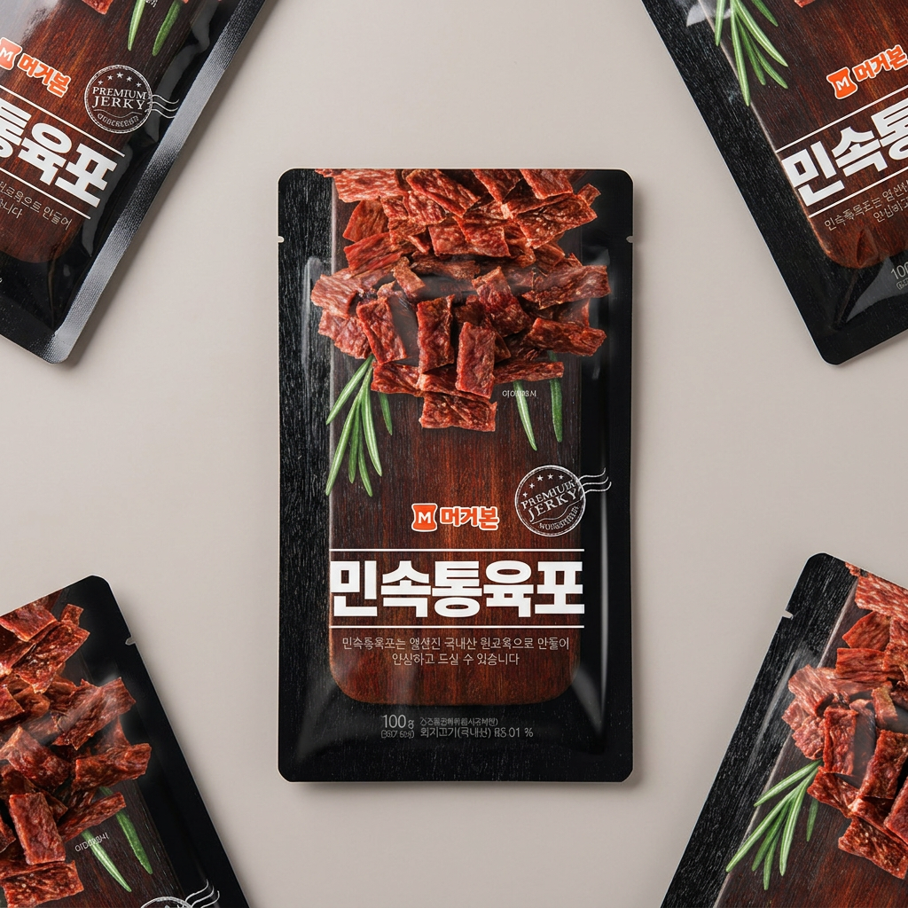머거본 민속통육포, 100g, 4개