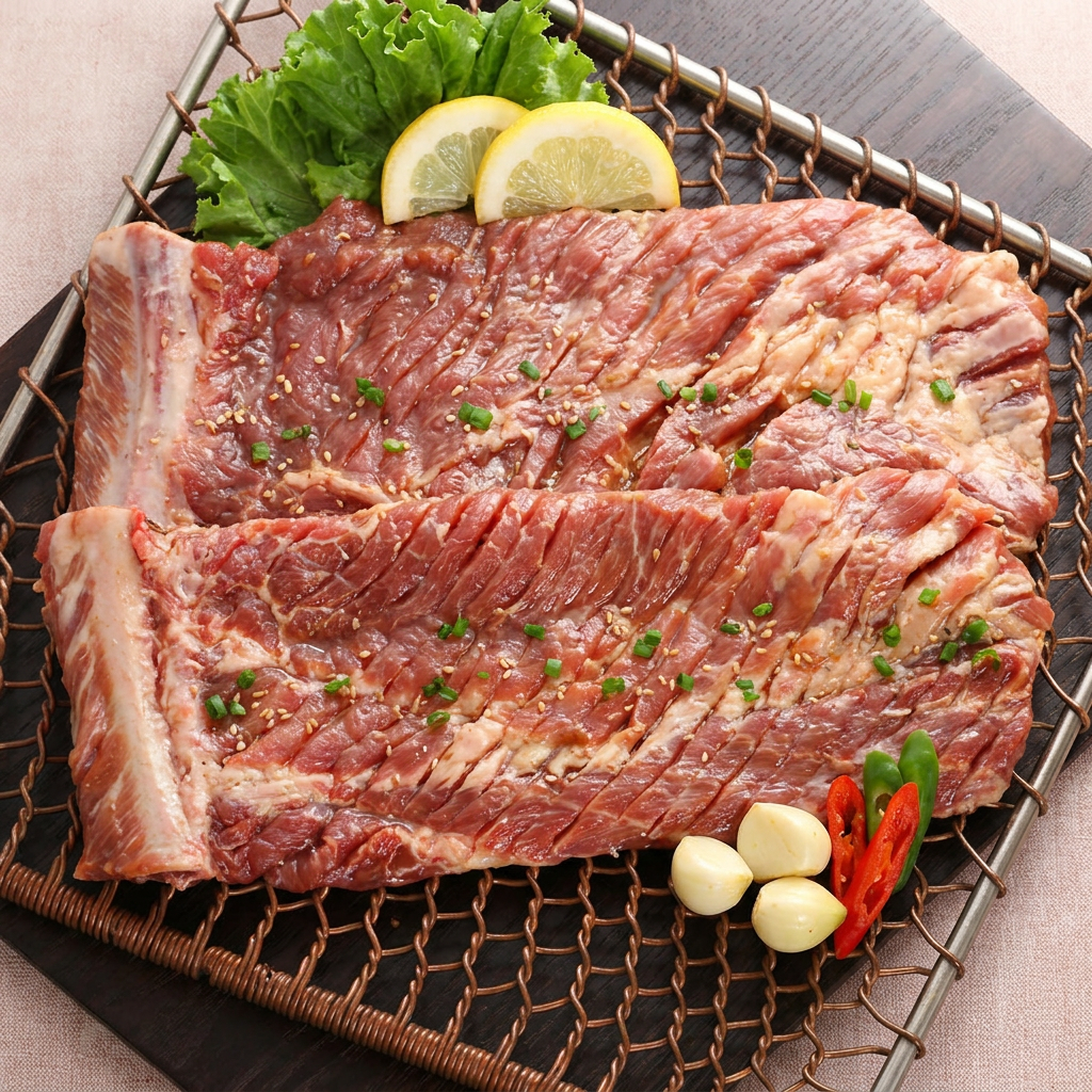 코아마켓 돼지갈비 10대, 3.8kg, 1팩
